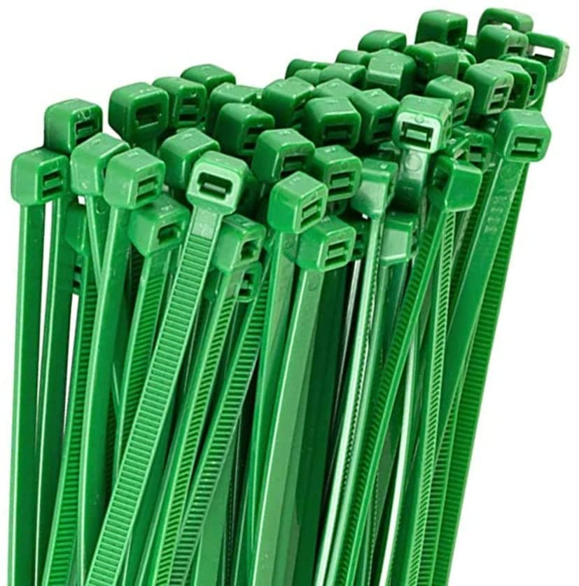 FASCETTE AUTOSERRANTI NYLON VERDI MM. 3,6x200 CABLAGGIO CAVI - pz 100 in prodotto EuroStore07 - Alatri, commercioVirtuoso.it