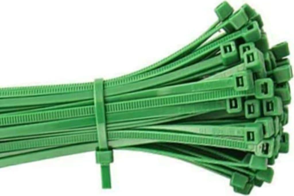 FASCETTE AUTOSERRANTI NYLON VERDI MM. 3,6x200 CABLAGGIO CAVI - pz 100 in prodotto EuroStore07 - Alatri, commercioVirtuoso.it
