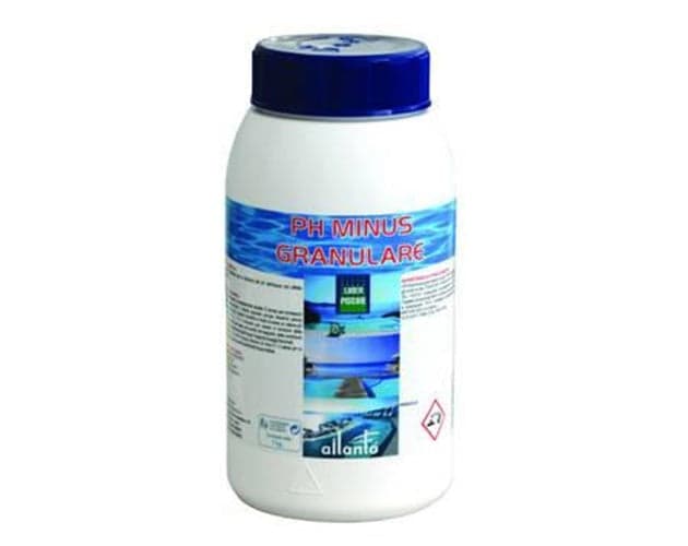 CORRETTORE PH MINUS REGOLARE GRANULARE 1 kg PER PISCINA -- FER 138345 in prodotto EuroStore07 - Alatri, commercioVirtuoso.it