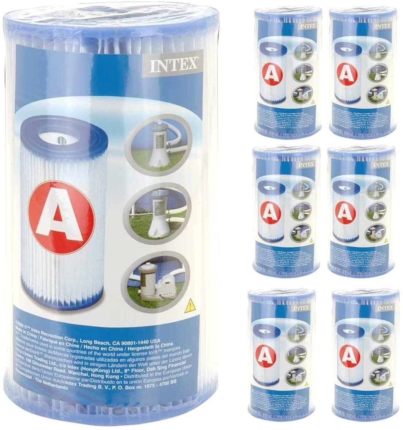 FILTRO POMPA A CARTUCCIA PISCINA INTEX 29000 EX 59900 MODELLO - A - -PZ 6 in prodotto EuroStore07 - Alatri, commercioVirtuoso.it