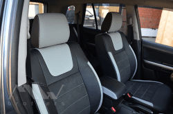 Coprisedili su misura per Suzuki Grand Vitara (2005-2018), Leather style in Set per interni Autooggetti.it - Roma, commercioVirtuoso.it