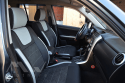 Coprisedili su misura per Suzuki Grand Vitara (2005-2018), Leather style in Set per interni Autooggetti.it - Roma, commercioVirtuoso.it