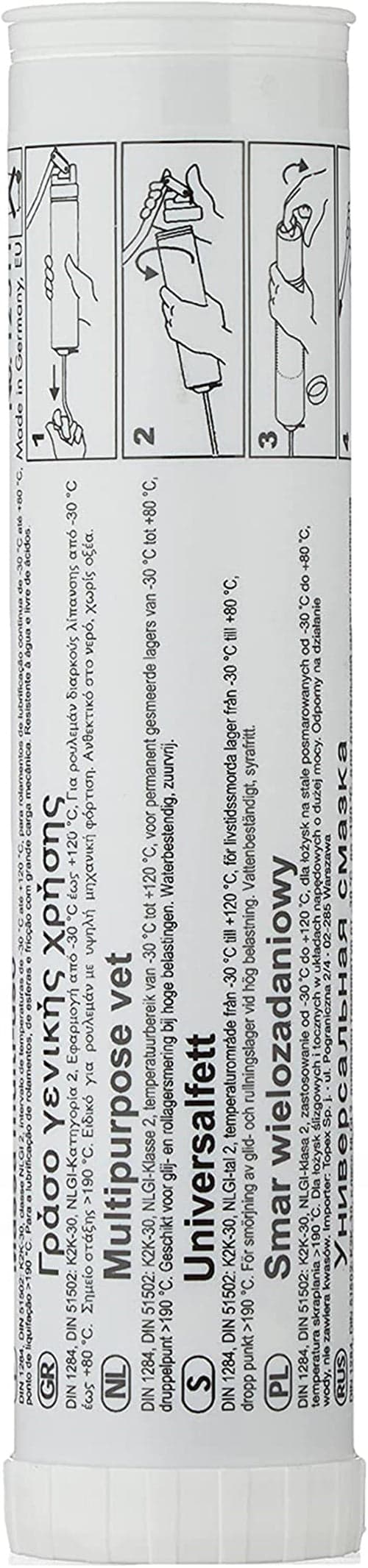 Grasso In Cartuccia 400cc Ingrassatori Ad Aria Compressa -Manuali 1 pz FER 48378 in prodotto EuroStore07 - Alatri, commercioVirtuoso.it
