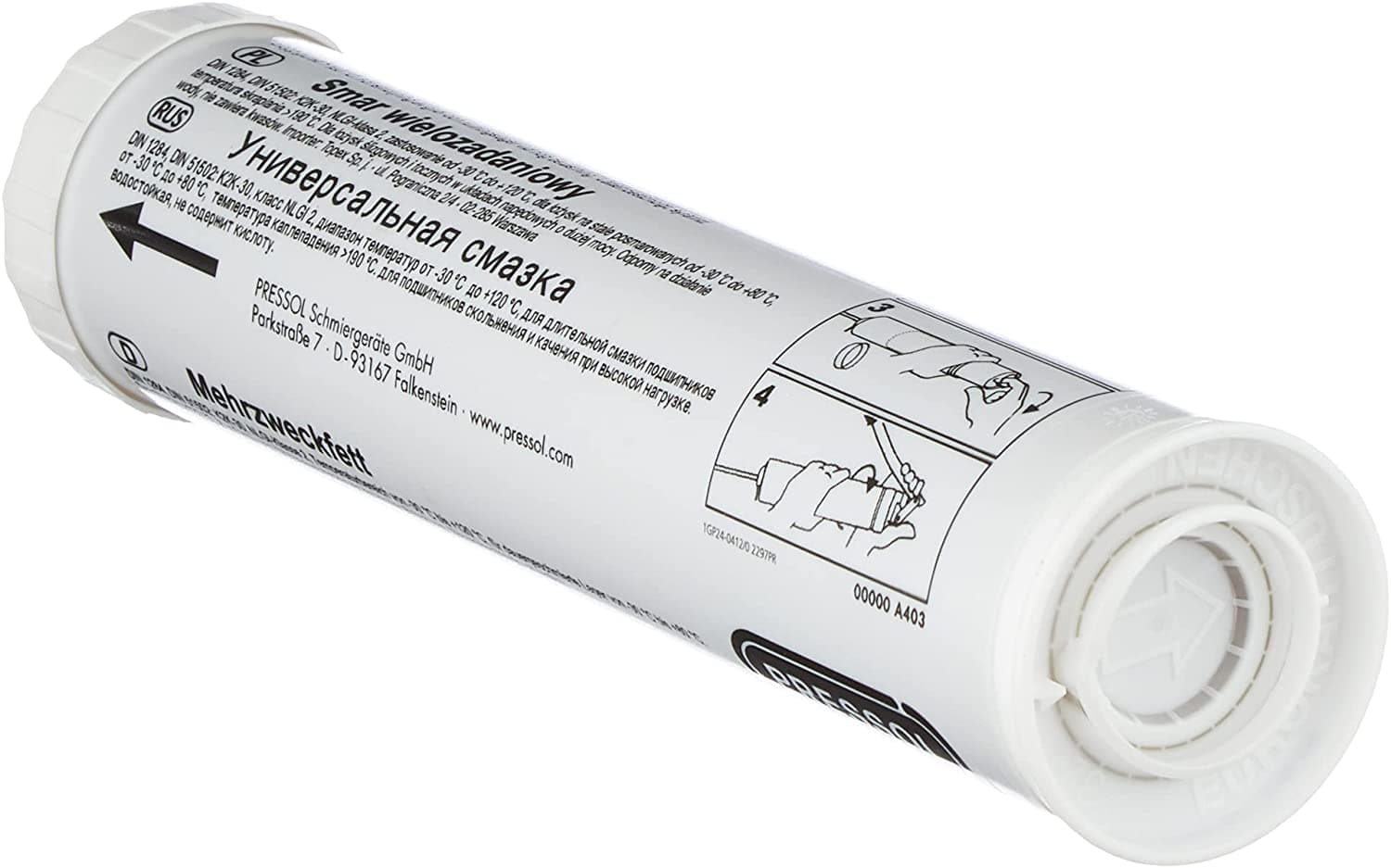 Grasso In Cartuccia 400cc Ingrassatori Ad Aria Compressa -Manuali 1 pz FER 48378 in prodotto EuroStore07 - Alatri, commercioVirtuoso.it