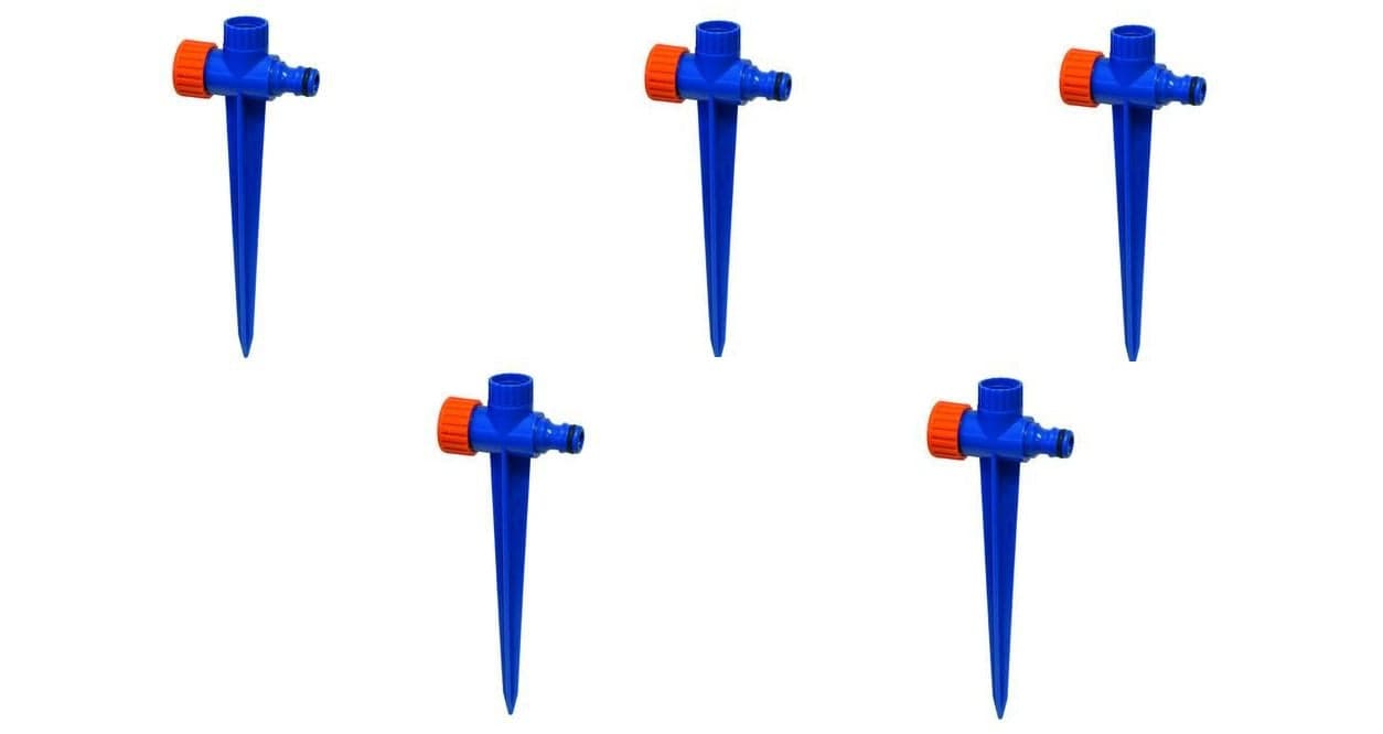 PUNTALE PASSANTE PLASTICA IRRIGATORE DA 1/2" CON INNESTO RAPIDO -- PZ 5 in prodotto EuroStore07 - Alatri, commercioVirtuoso.it
