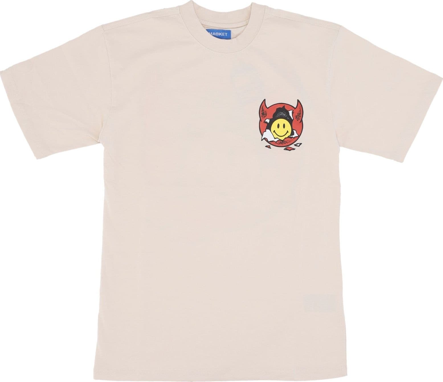 MARKET Maglietta Uomo Smiley Inner Peace Tee Ecru da uomo in T-shirt Drestige - Casamassima, commercioVirtuoso.it