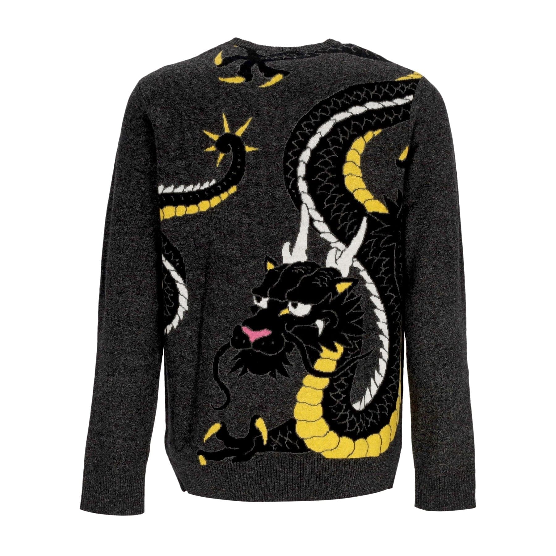 RIPNDIP Maglione Uomo Ryu Knit Sweater Black Heather da uomo in Maglioni Drestige - Casamassima, commercioVirtuoso.it