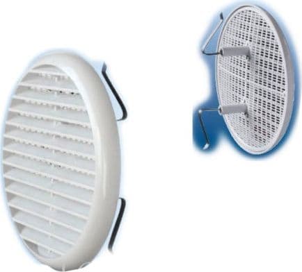 First griglia bianca 175mm per tubi di diametro variabile da 125-160mm in Registri griglie e sfiatatoi Aloiserw.com - Altomonte, commercioVirtuoso.it