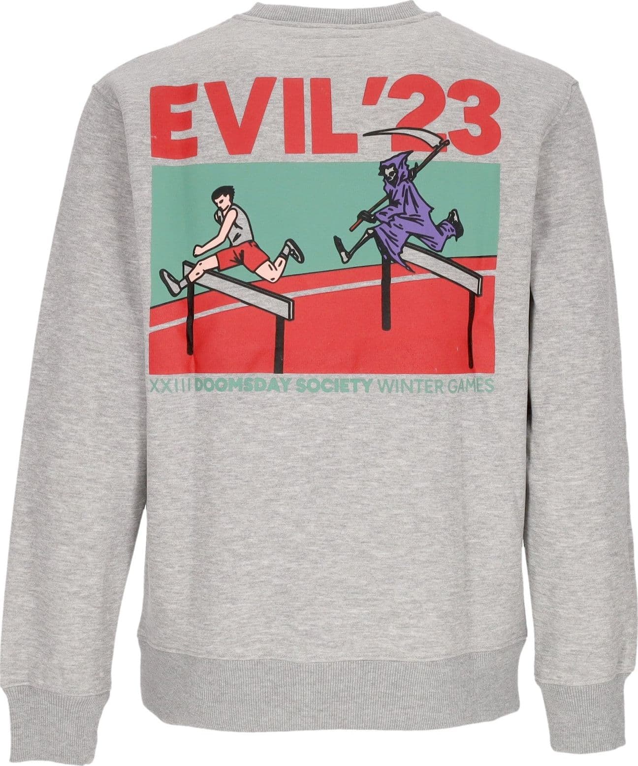 DOOMSDAY Felpa Girocollo Uomo Evil23 Crewneck Sport Grey da uomo in Felpe senza cappuccio Drestige - Casamassima, commercioVirtuoso.it