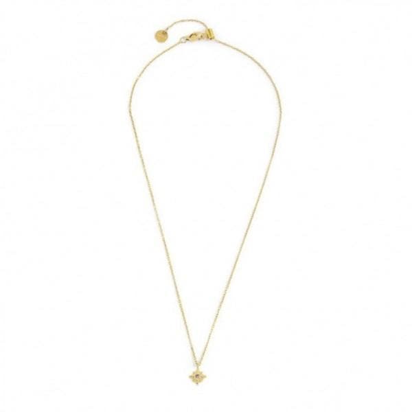 Marlù - COLLANA ROSA DEI VENTI PENDENTE CON ZIRCONE VIOLA PVD ORO in Collane Alba Gioielli - Casoria, commercioVirtuoso.it