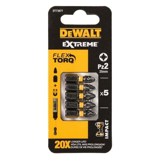 DeWalt Extreme 5 inserti Impact Torsion Pz 2 in Set punte per cacciavite Aloiserw.com - Altomonte, commercioVirtuoso.it