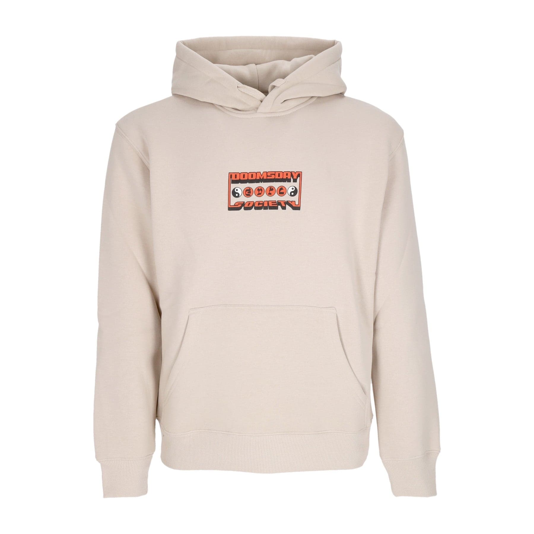 DOOMSDAY Felpa Cappuccio Uomo Lodge Of Darkness Hoodie Cream da uomo in Felpe con cappuccio Drestige - Casamassima, commercioVirtuoso.it
