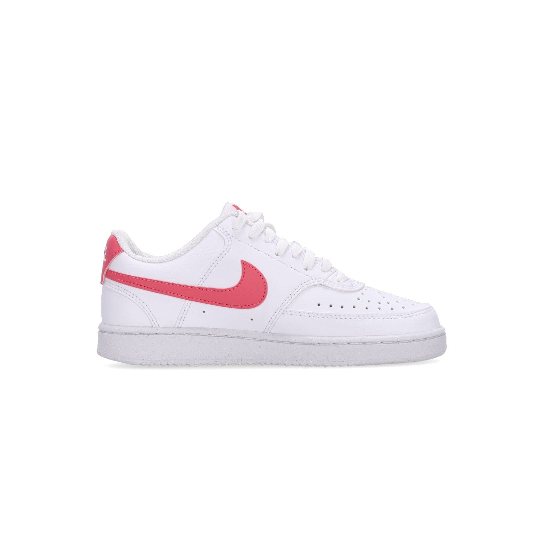 Nike Scarpa Bassa Donna W Court Vision Low Next Nature White/sea Coral/volt/black da donna in Sneaker casual Drestige - Casamassima, commercioVirtuoso.it