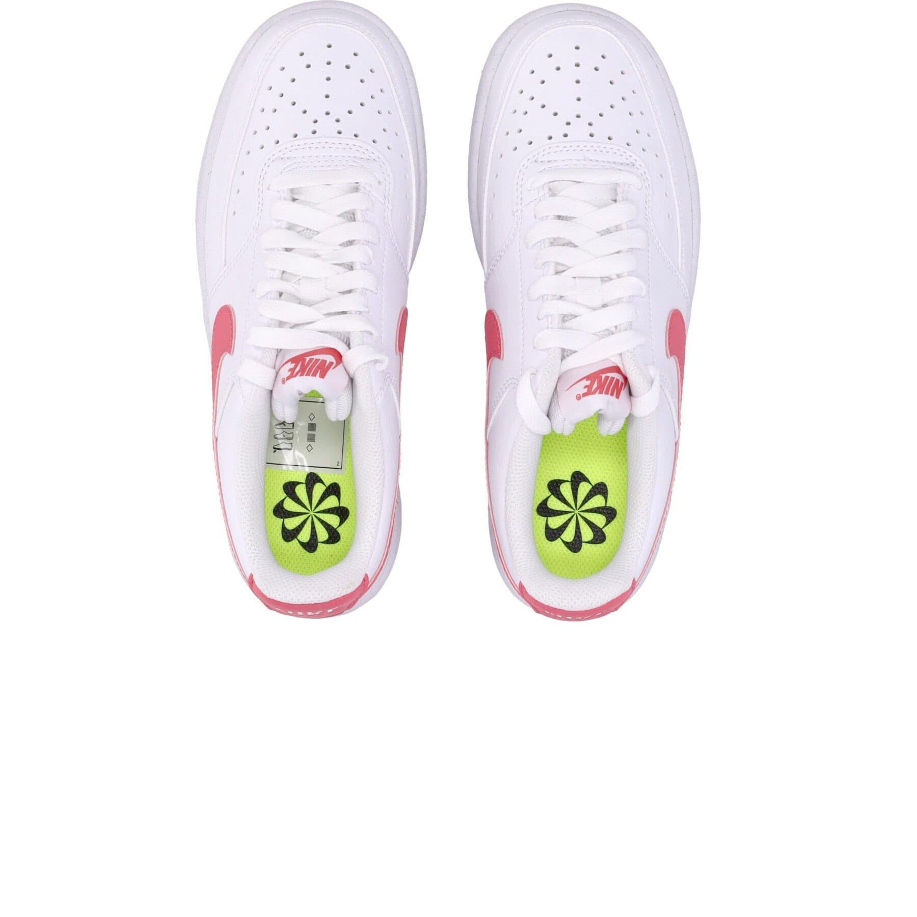 Nike Scarpa Bassa Donna W Court Vision Low Next Nature White/sea Coral/volt/black da donna in Sneaker casual Drestige - Casamassima, commercioVirtuoso.it