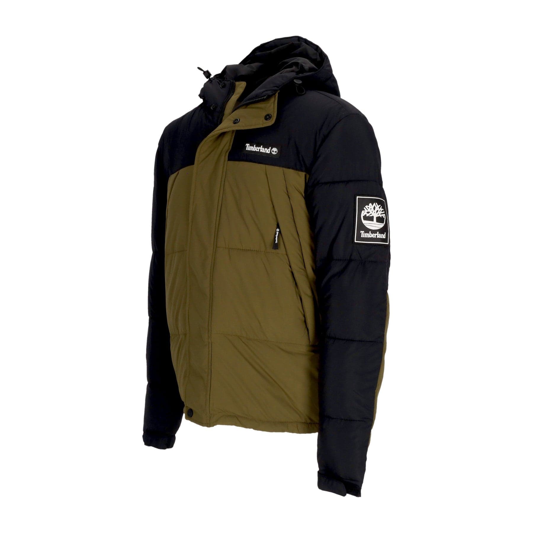 TIMBERLAND Piumino Uomo Archive Puffer Jacket Black/dark Olive da uomo in Giacche Drestige - Casamassima, commercioVirtuoso.it