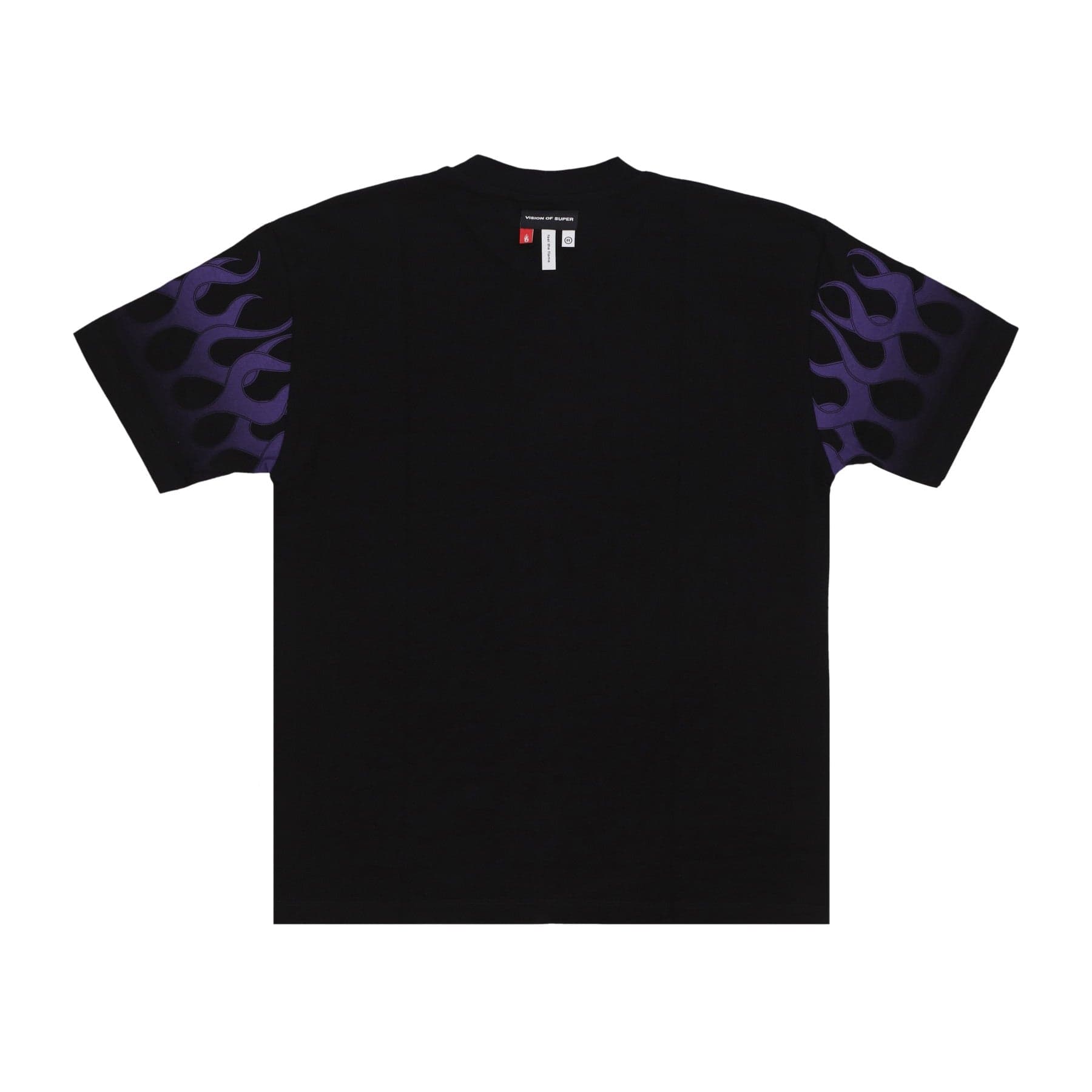 VISION OF SUPER Maglietta Uomo Racing Flames Tee Black/purple da uomo in Autocategorizzazione Drestige - Casamassima, commercioVirtuoso.it