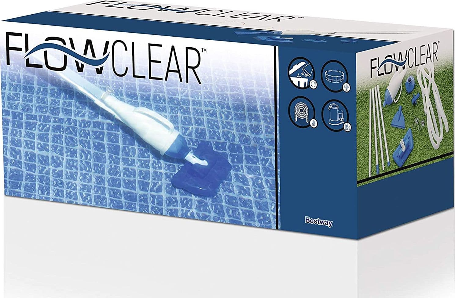 KIT PULIZIA PISCINA ASPIRA SPORCIZIA PISCINE - BESTWAY 58212 -- FERR 260497 in prodotto EuroStore07 - Alatri, commercioVirtuoso.it