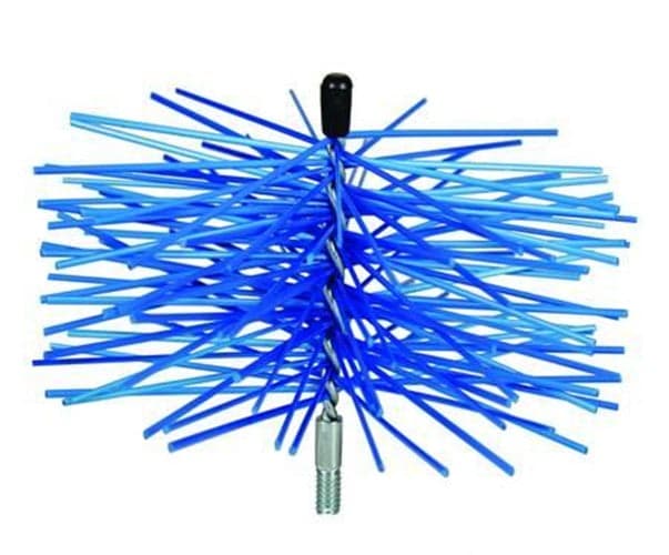 SCOVOLO TONDO IN NYLON STUFA LEGNA / PELLET - ø cm.25 - FERR 243179 in prodotto EuroStore07 - Alatri, commercioVirtuoso.it