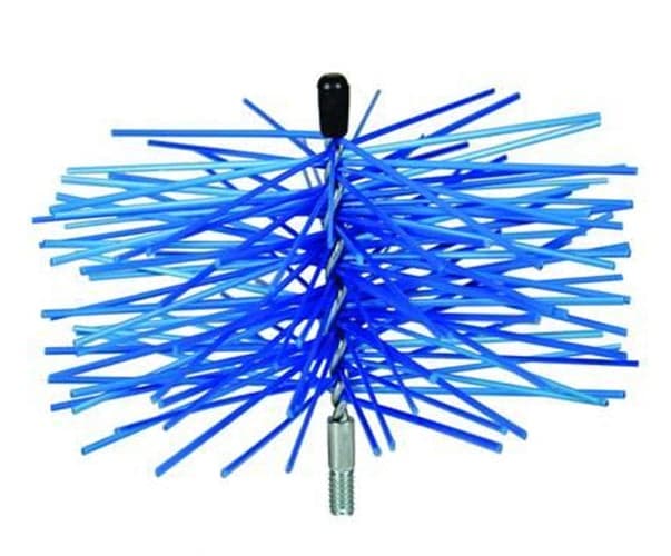 SCOVOLO TONDO IN NYLON STUFA LEGNA / PELLET - ø cm.25 - FERR 243179 in prodotto EuroStore07 - Alatri, commercioVirtuoso.it