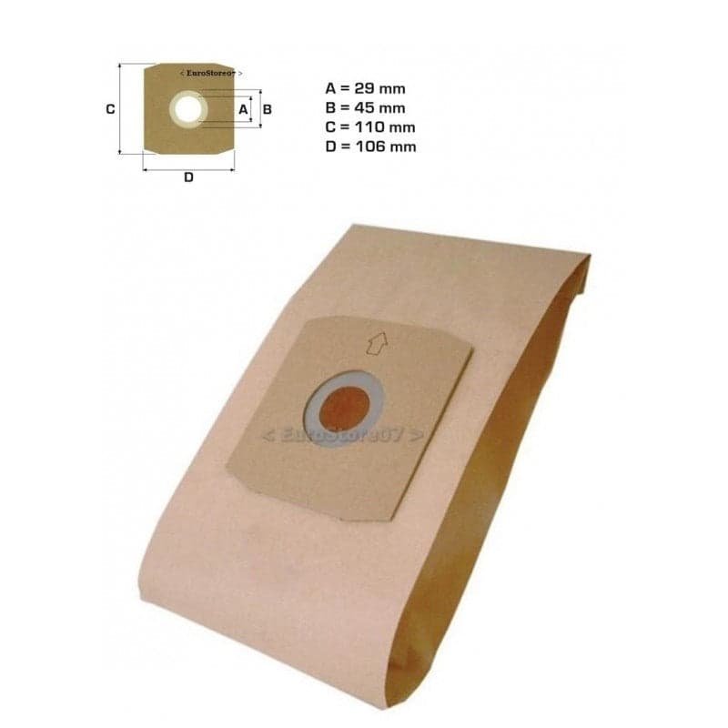 SACCHETTI ASPIRAPOLVERE DE LONGHI IMETEC SAMSUNG TERMOZETA DAEWOO SIEMENS - PZ 8 in prodotto EuroStore07 - Alatri, commercioVirtuoso.it