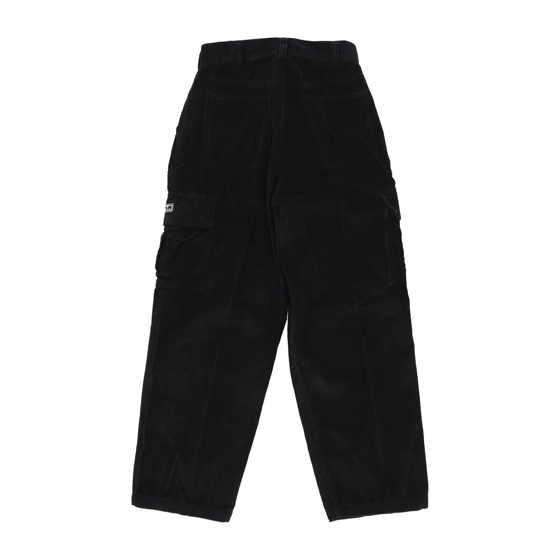 OBEY Pantalone Lungo Uomo Bigwig Baggy Corduroy Cargo Pant Digital Black da uomo in Pantaloni Drestige - Casamassima, commercioVirtuoso.it