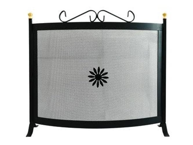 PARASCINTILLE CURVO CON DECORO INCROCIATO cm.62x45h FER 245913 in prodotto EuroStore07 - Alatri, commercioVirtuoso.it