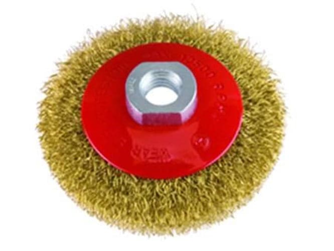 SPAZZOLA CIRCOLARE CONICA FILI IN ACCIAIO - ø mm.120 PG 468.00-- PZ 2 in prodotto EuroStore07 - Alatri, commercioVirtuoso.it