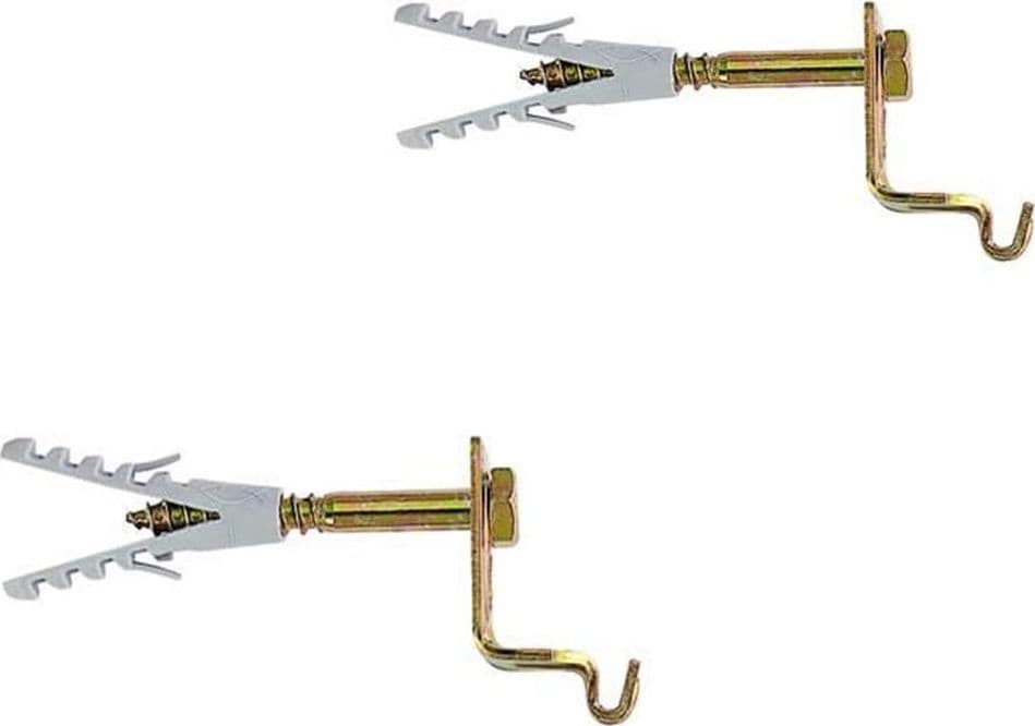 MENSOLE DI FISSAGGIO PER PIASTRE RADIANTI TF 2 gola mm.4 tassello ø mm.10 -PZ 2 in prodotto EuroStore07 - Alatri, commercioVirtuoso.it