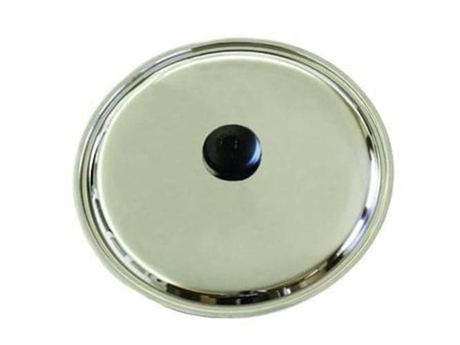 COPERCHIO ACCIAIO INOX PER PENTOLE / TEGAME ø cm 22 - FER 294379 in prodotto EuroStore07 - Alatri, commercioVirtuoso.it