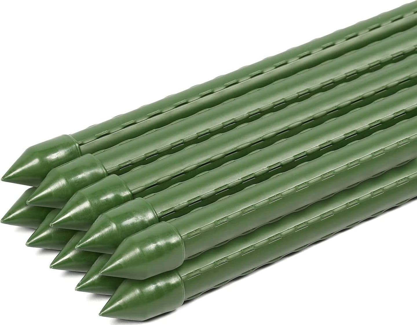 CANNA IN ACCIAIO PLASTIFICATA mm.11x1500h. - PER PIANTE - ORTAGGI FER 256308 in prodotto EuroStore07 - Alatri, commercioVirtuoso.it