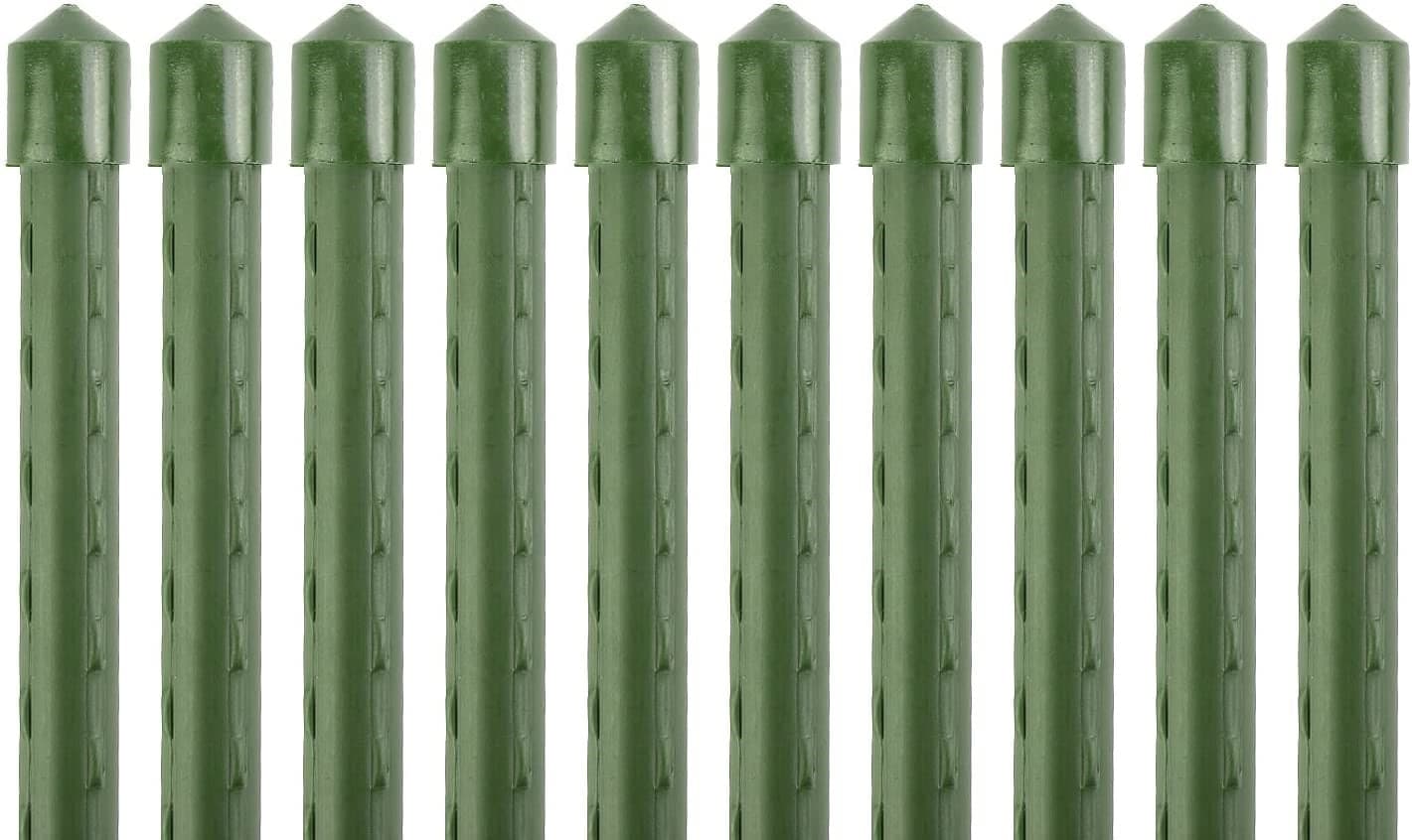 CANNA IN ACCIAIO PLASTIFICATA - mm.11x1800h.- PIANTE - ORTAGGI PZ 50 -FER 256315 in prodotto EuroStore07 - Alatri, commercioVirtuoso.it