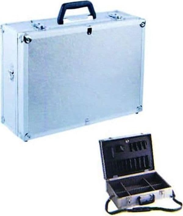 VALIGETTA PORTAUTENSILI IN ALLUMINIO - cm.45x33,5x15h. - FER 84918 in prodotto EuroStore07 - Alatri, commercioVirtuoso.it