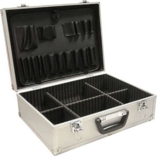 VALIGETTA PORTAUTENSILI IN ALLUMINIO - cm.45x33,5x15h. - FER 84918 in prodotto EuroStore07 - Alatri, commercioVirtuoso.it