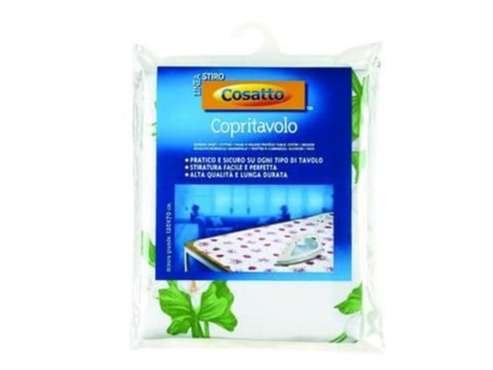 COPRITAVOLO 100% COTONE ASSE DA STIRO - CM 120x70 - CM 120 X 70 - FER 347082 in prodotto EuroStore07 - Alatri, commercioVirtuoso.it