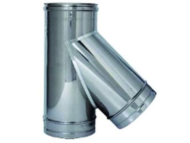 RACCORDO BRAGA A 135° IN ACCIAIO INOX AISI 304 MONOPARETE MM.0,5 - ø mm.200 - in prodotto EuroStore07 - Alatri, commercioVirtuoso.it
