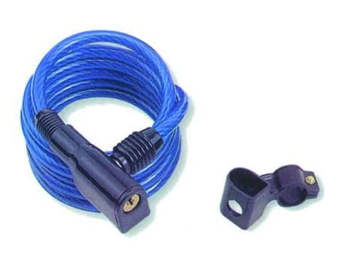 ANTIFURTO A SPIRALE PER BICI CON CHIAVE -- ø mm.8x150 cm. - PZ 2 - FER 58506 in prodotto EuroStore07 - Alatri, commercioVirtuoso.it