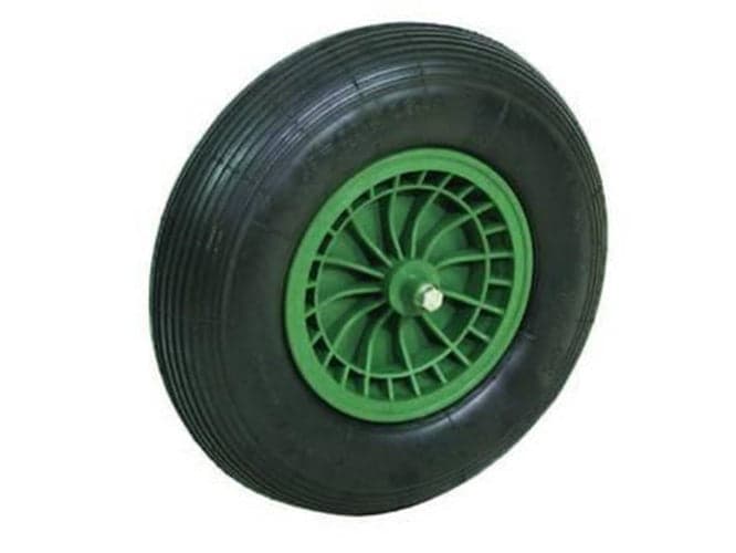 RUOTA PNEUMATICA PER CARRIOLE CON CUSCINETTI - ø cm.40x10 - FER 132053 in prodotto EuroStore07 - Alatri, commercioVirtuoso.it