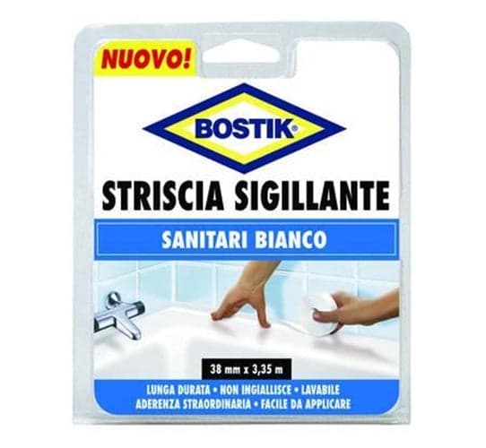 BOSTIK -- STRISCIA SIGILLANTE -- - mm.38x3,35mt. - -- FER 386623 in prodotto EuroStore07 - Alatri, commercioVirtuoso.it