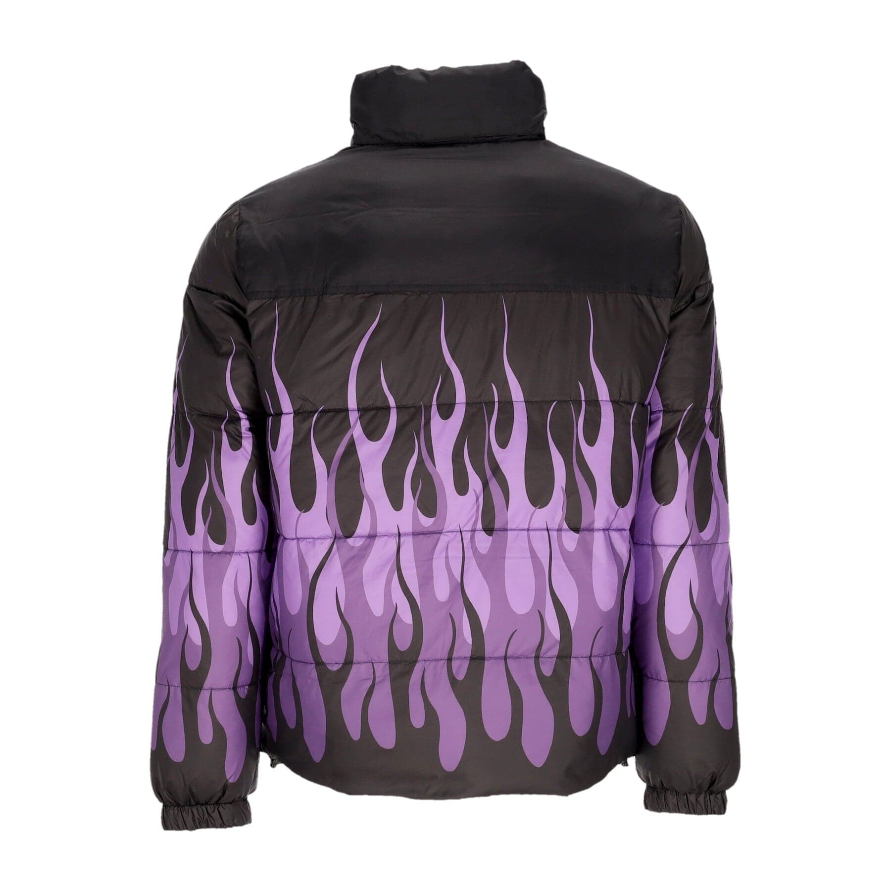 VISION OF SUPER Piumino Uomo Puffy Jacket Black/purple da uomo in Giacche Drestige - Casamassima, commercioVirtuoso.it