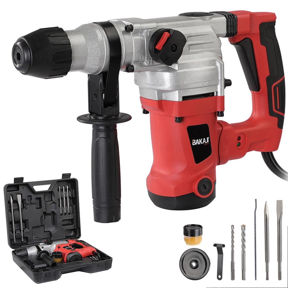 Martello Perforatore Rotativo Trapano Demolitore Tassellatore 1250W 4J Valigetta