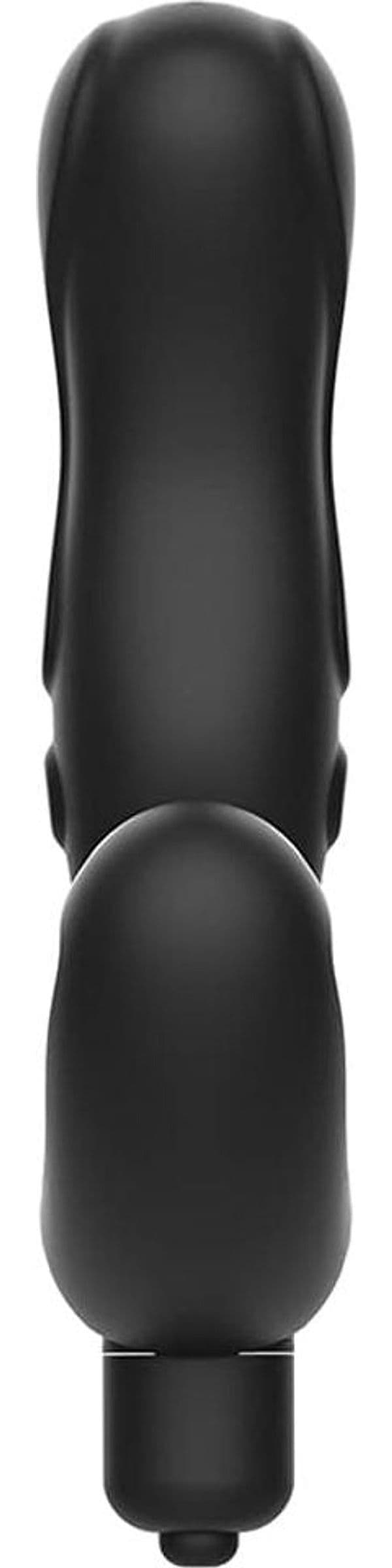 Plug Anale Vibrante Nero in Silicone Punto P Waterproof vibrazioni 8 x 15 cm in prodotto Erosdom - Palmi, commercioVirtuoso.it