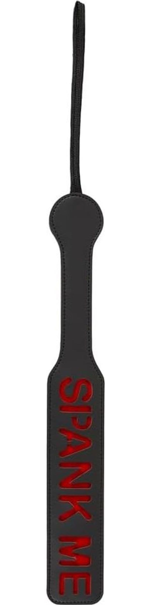 Sculacciatore Spank Me paddle nero Bondage BDSM Fetish Fetish pelle spanking in prodotto Erosdom - Palmi, commercioVirtuoso.it