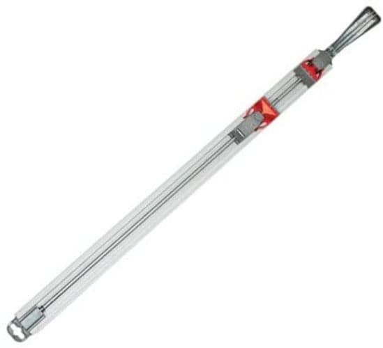 Morsetto guida braccio di bloccaggio 1200 mm in alluminio silverline
