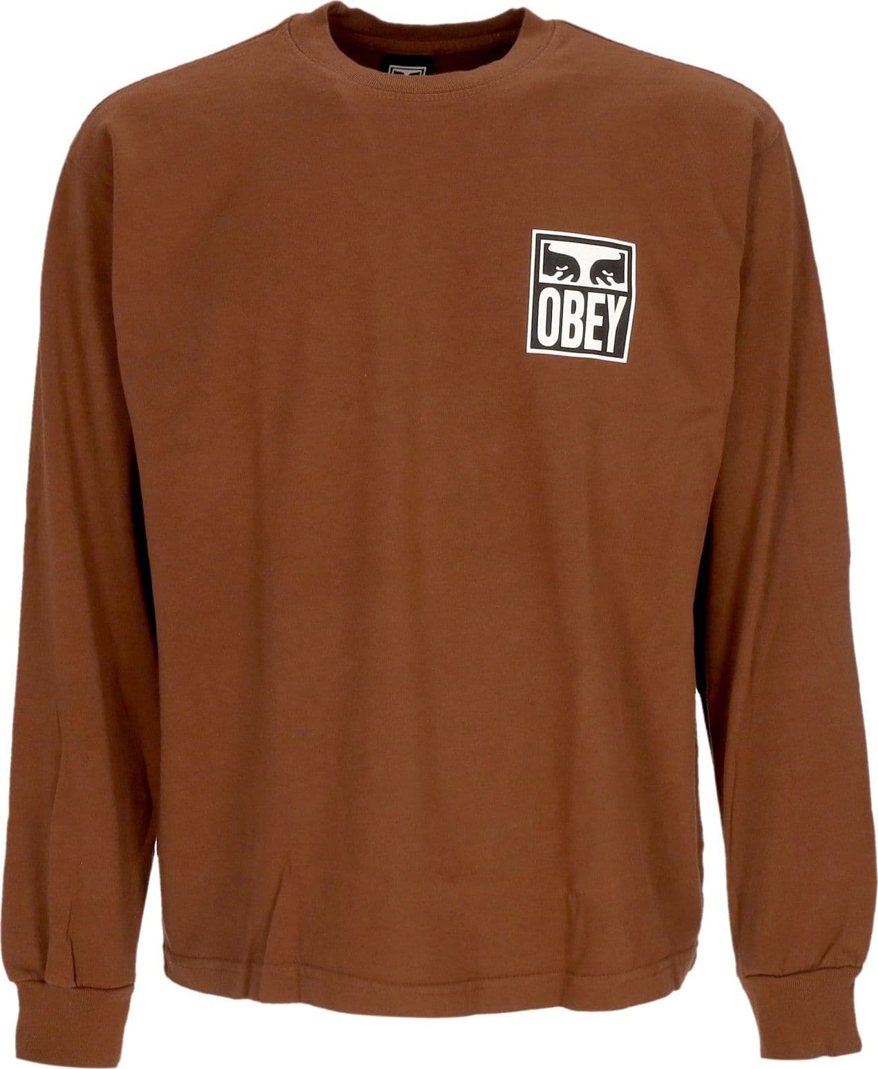 OBEY Maglietta Manica Lunga Uomo Eyes Icon 2 Heavyweight Classic Custom Sepia da uomo in T-shirt Drestige - Casamassima, commercioVirtuoso.it