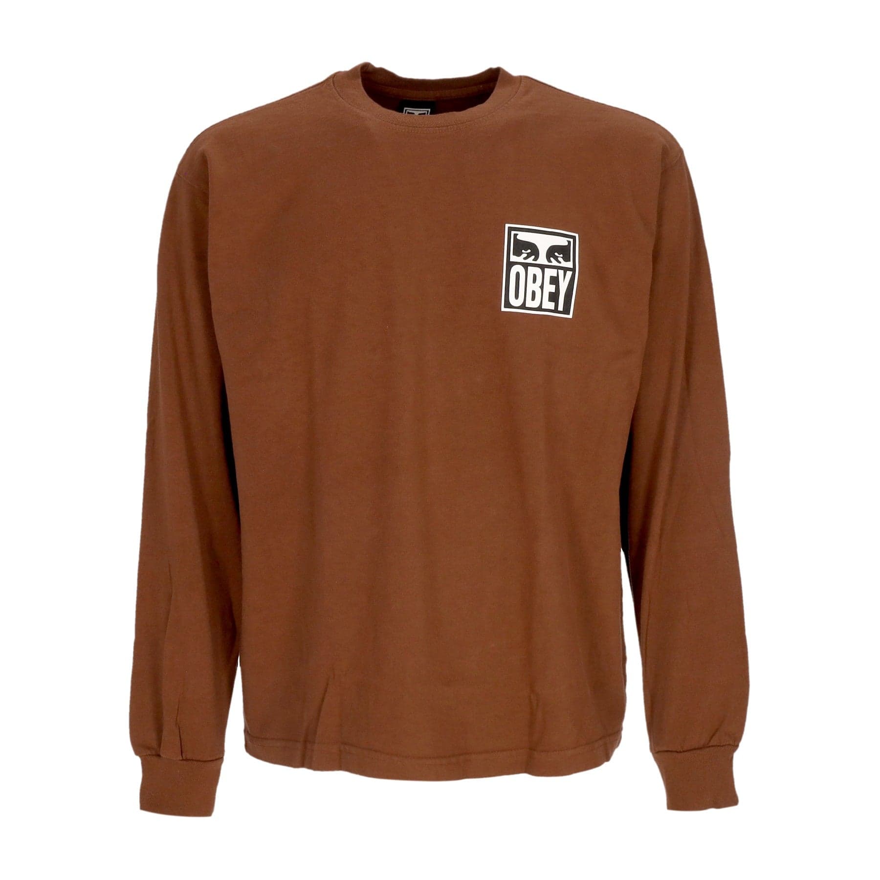 OBEY Maglietta Manica Lunga Uomo Eyes Icon 2 Heavyweight Classic Custom Sepia da uomo in T-shirt Drestige - Casamassima, commercioVirtuoso.it