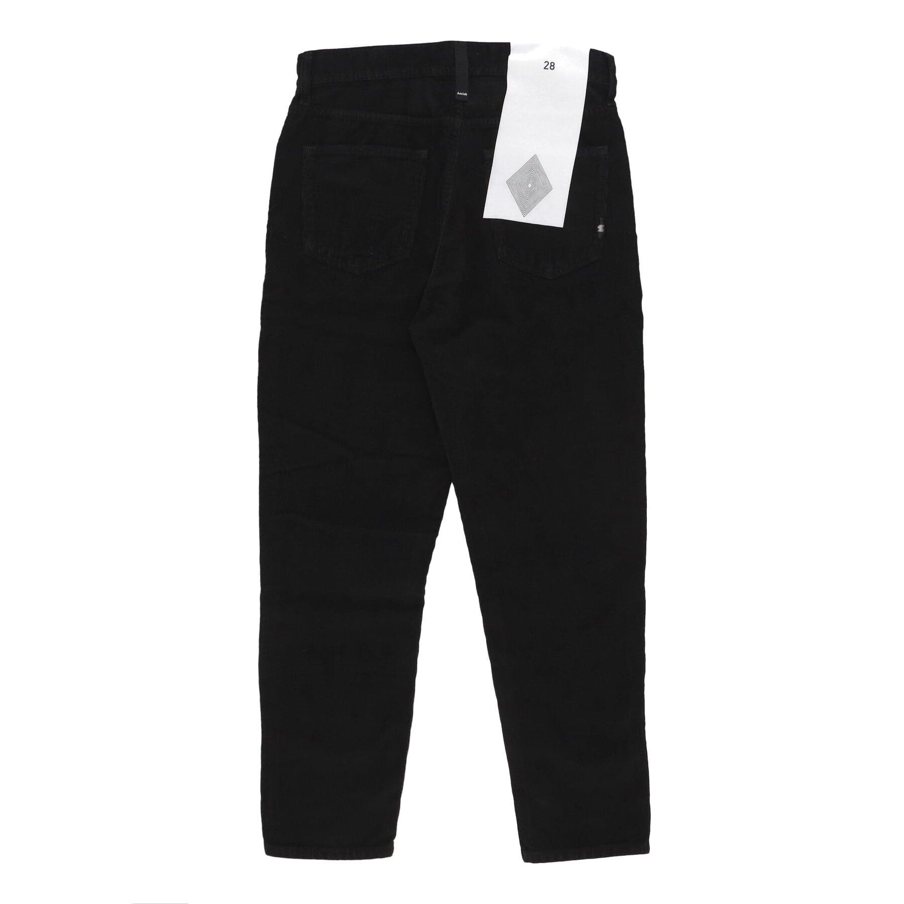 AMISH Pantalone Lungo Uomo Jeremiah Corduroy Tinto Black da uomo in Pantaloni Drestige - Casamassima, commercioVirtuoso.it