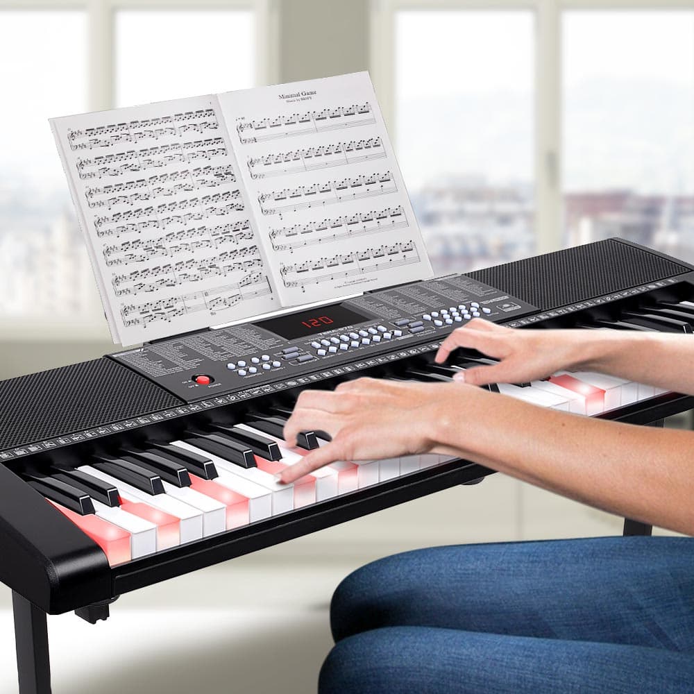 Tastiera Musicale Pianola Elettronica 61 Tasti Luminosi con Supporto e Sgabello in Pianoforti e tastiere Esplodia - Napoli, commercioVirtuoso.it