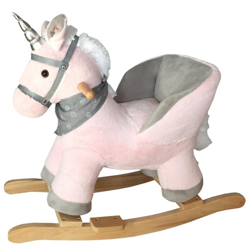 Unicorno Dondolo Cavalluccio Cavalcabile Peluche Bambini con Effetti Sonori Rosa in Cavalli a dondolo e animali Esplodia - Napoli, commercioVirtuoso.it