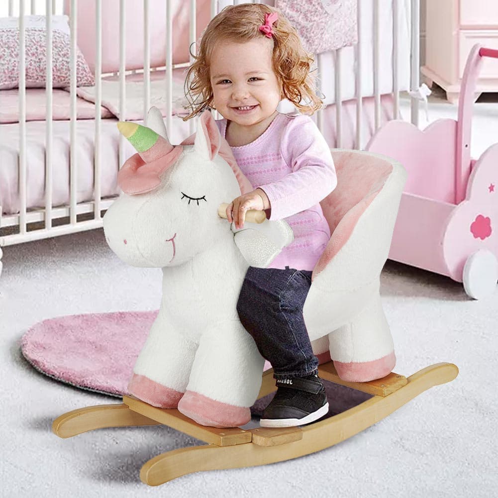 Unicorno a Dondolo Cavalcabile Peluche Cavallo Giocattolo Bambini con Suoni in Cavalli a dondolo e animali Esplodia - Napoli, commercioVirtuoso.it