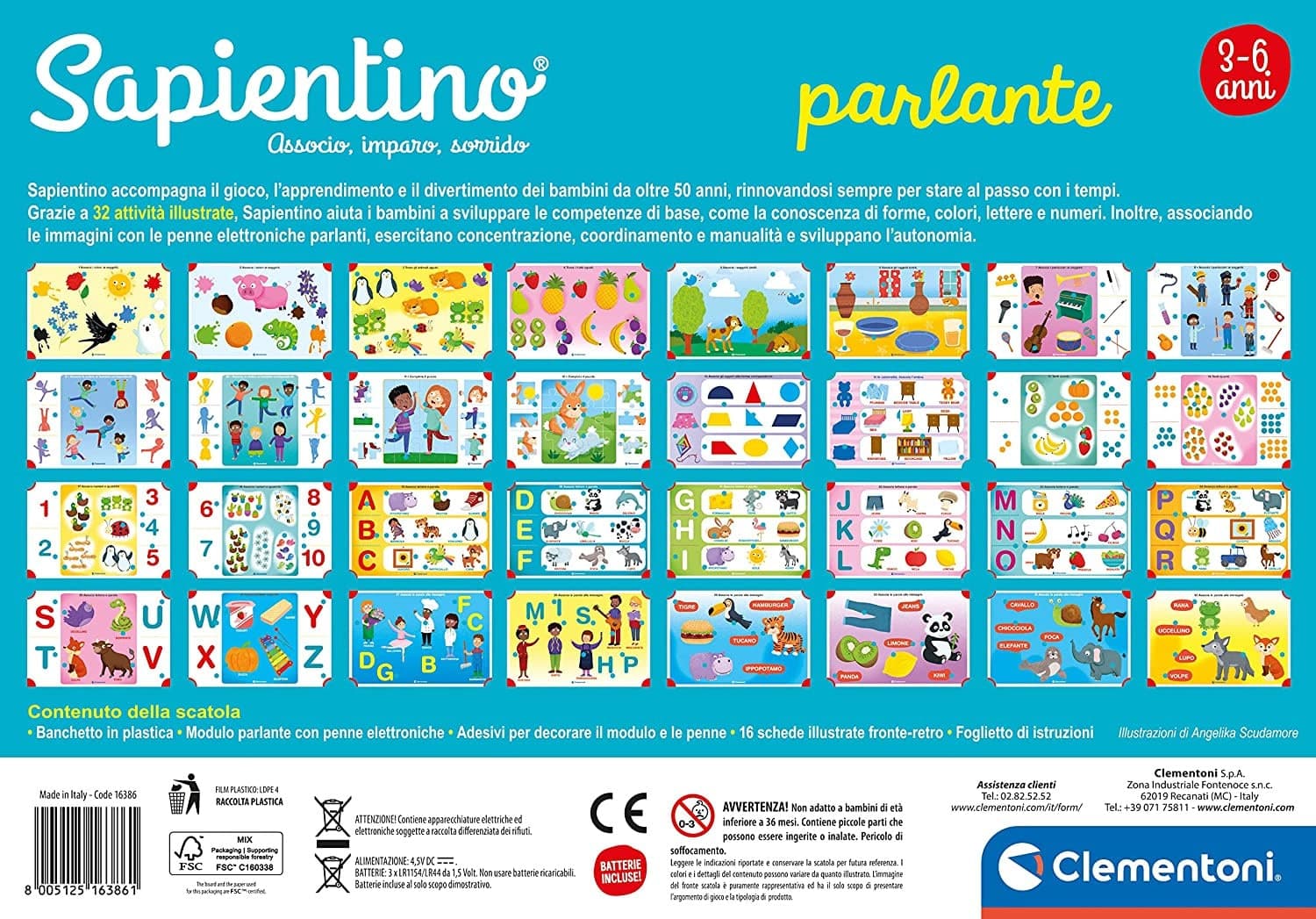 16472 - Sapientino Parlante-Banchetto con Schede attività E Penne Interattive in Giochi di ortografia e sillabazione Centro Bimbo - Siderno, commercioVirtuoso.it
